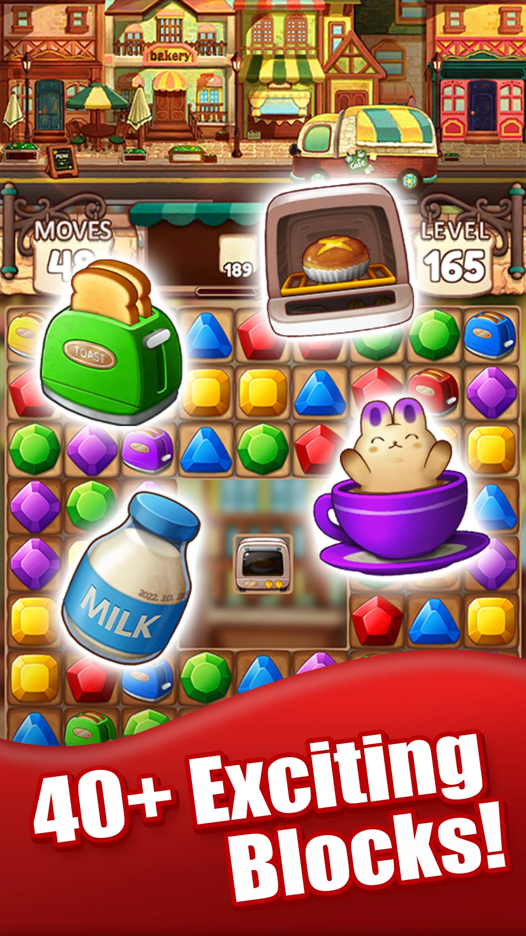 Magic Bakery: Fun Match 3 Game screenshot