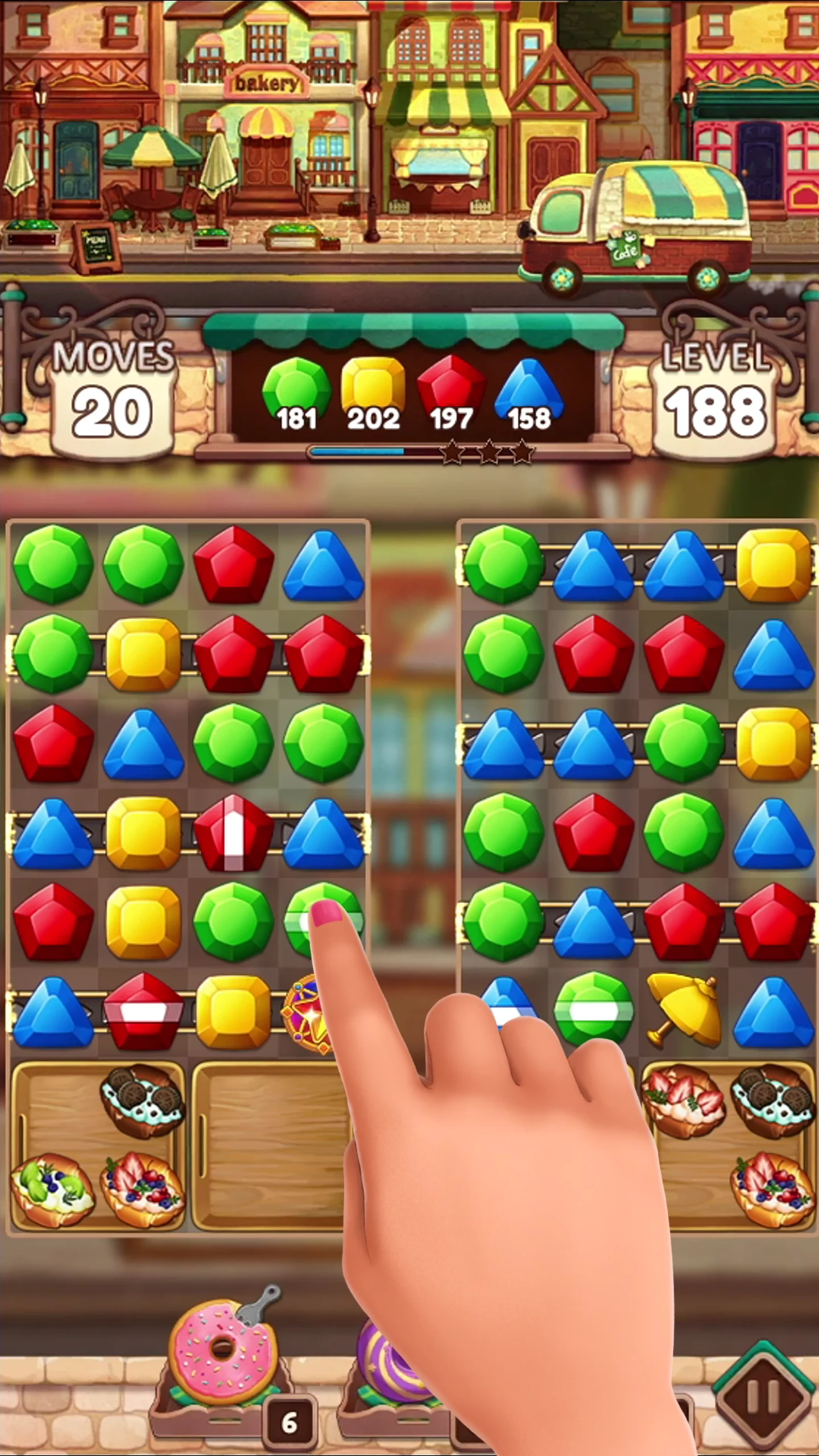 Magic Bakery: Fun Match 3 Game screenshot